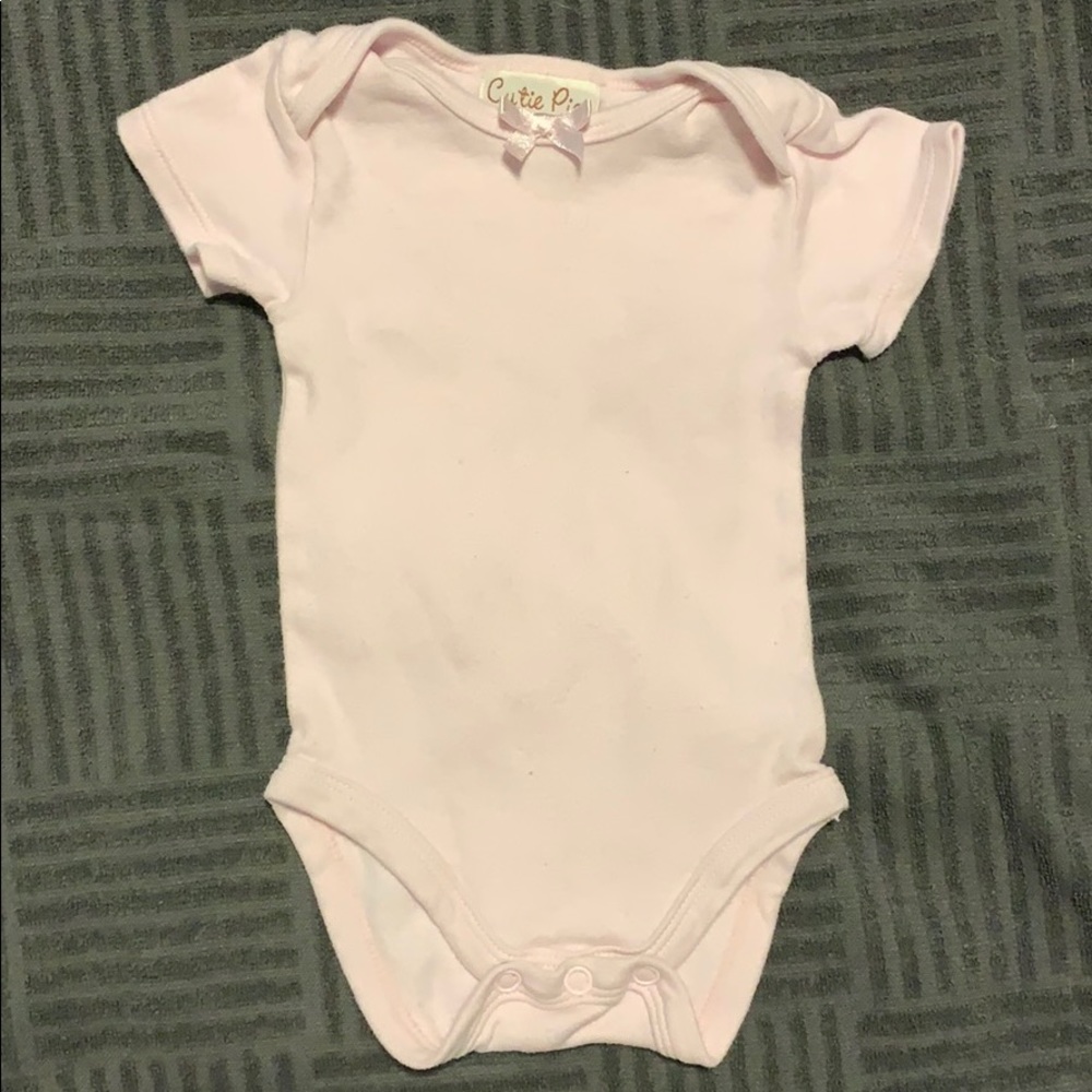 Soft pink onesie